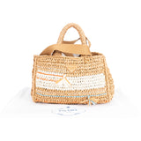 Prada Raffia Tricot Canapa Handbag