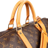 Louis Vuitton Canvas Monogram Keepall 55 Bandouliere