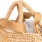 Prada Raffia Tricot Canapa Handbag