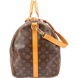 Louis Vuitton Canvas Monogram Keepall 55 Bandouliere