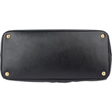 Prada Black Saffiano Leather Galleria Handbag