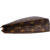 Louis Vuitton Canvas Monogram Poche Toilette Clutch