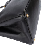 Prada Black Saffiano Leather Galleria Handbag
