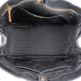 Prada Black Saffiano Leather Galleria Handbag