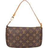 Louis Vuitton Canvas Monogram Pochette Accessoire Handbag