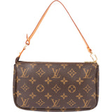 Louis Vuitton Canvas Monogram Pochette Accessoire Handbag