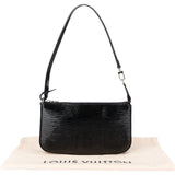 Louis Vuitton Noir Electric Epi Leather NM Pochette Accessoire Shoulder Bag - vintageandkickz