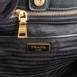 Prada Black Saffiano Leather Galleria Handbag