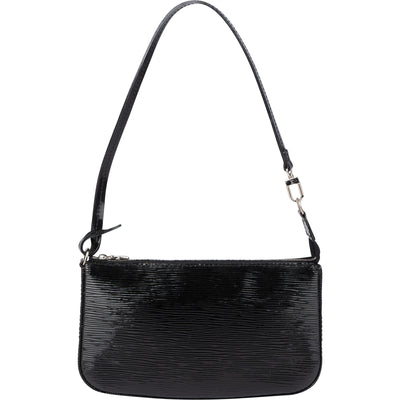 Louis Vuitton Noir Electric Epi Leather NM Pochette Accessoire Shoulder Bag - vintageandkickz
