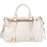 Miu Miu Classic Leather City Handbag