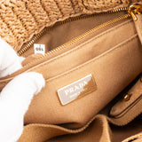 Prada Raffia Tricot Canapa Handbag