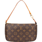 Louis Vuitton Canvas Monogram Pochette Accessoire Handbag