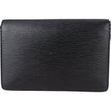 Louis Vuitton Noir Epi Leather Dragonne Clutch