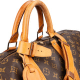 Louis Vuitton Canvas Monogram Keepall 55 Bandouliere