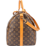 Louis Vuitton Canvas Monogram Keepall 55 Bandouliere