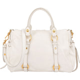Miu Miu Classic Leather City Handbag