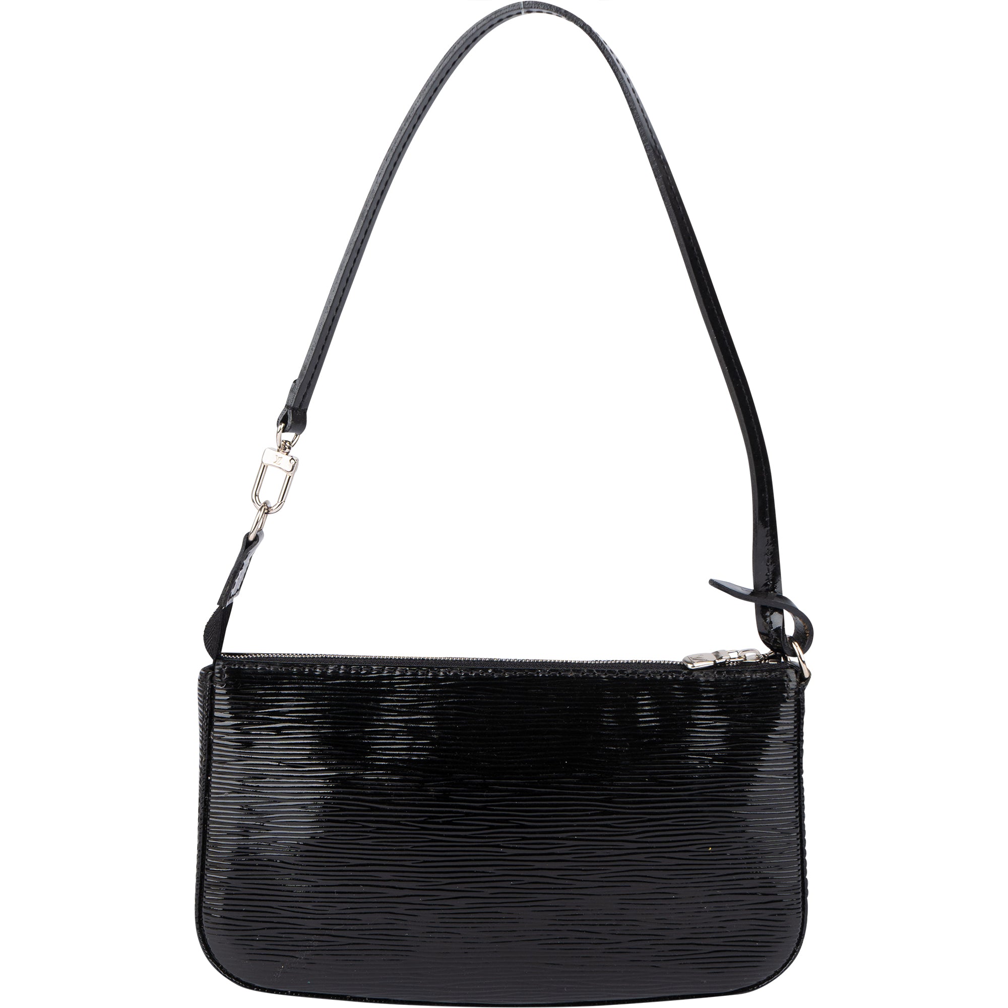 Louis Vuitton Noir Electric Epi Leather NM Pochette Accessoire Shoulder Bag - vintageandkickz