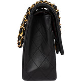 Chanel Quilted Lambskin 24K Gold Medium Double Flap Crossbody Bag