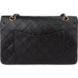 Chanel Quilted Lambskin 24K Gold Medium Double Flap Crossbody Bag