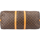 Louis Vuitton Canvas Monogram Keepall 55 Bandouliere