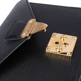 Louis Vuitton Noir Epi Leather Dragonne Clutch