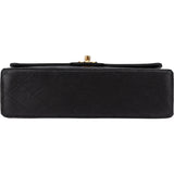 Chanel Quilted Lambskin 24K Gold Medium Double Flap Crossbody Bag