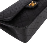 Chanel Quilted Lambskin 24K Gold Medium Double Flap Crossbody Bag