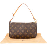 Louis Vuitton Canvas Monogram Pochette Accessoire Handbag