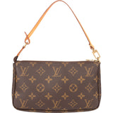 Louis Vuitton Canvas Monogram Pochette Accessoire Handbag