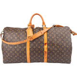 Louis Vuitton Canvas Monogram Keepall 60 Bandouliere