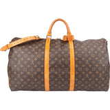 Louis Vuitton Canvas Monogram Keepall 60 Bandouliere