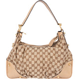 Gucci GG Monogram Horsebit Shoulder Bag