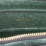 Louis Vuitton Green Taiga Leather Baikal Clutch