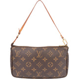 Louis Vuitton Canvas Monogram Pochette Accessoire Handbag