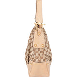 Gucci GG Monogram Horsebit Shoulder Bag