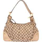 Gucci GG Monogram Horsebit Shoulder Bag
