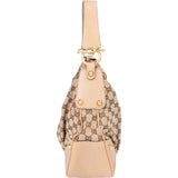 Gucci GG Monogram Horsebit Shoulder Bag
