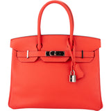 Hermès Rose Jaipur Epsom Leather Birkin 30 Handbag