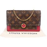 Louis Vuitton Monogram Canvas Flore Wallet On Chain Crossbody Bag - vintageandkickz