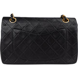 Chanel Quilted Lambskin 24K Gold Small Double Flap Crossbody Bag