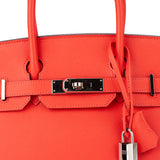 Hermès Rose Jaipur Epsom Leather Birkin 30 Handbag