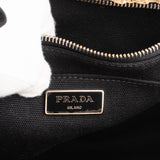 Prada Raffia Pompon Satchel Handbag