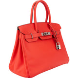 Hermès Rose Jaipur Epsom Leather Birkin 30 Handbag