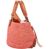 Balenciaga Raffia Panier City Handbag