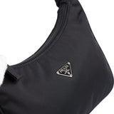 Prada Black Triangle Nylon Re-Edition Handbag