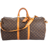 Louis Vuitton Canvas Monogram Keepall Bandouliere 55