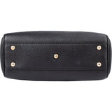 Gucci Black Leather Bamboo Handbag