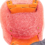 Balenciaga Raffia Panier City Handbag