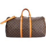 Louis Vuitton Canvas Monogram Keepall Bandouliere 55