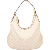 Gucci Leather GG Monogram Hobo Bag